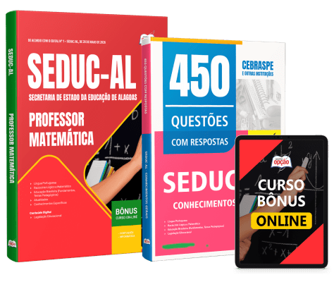 Combo SEDUC-AL 2026 - Professor Matemática