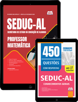 Combo SEDUC-AL 2026 - Professor Matemática