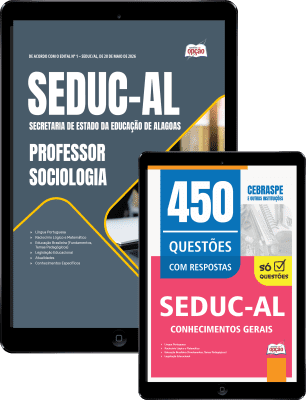 Combo SEDUC-AL 2026 - Professor Sociologia