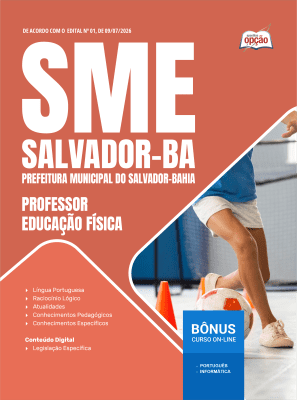 Apostila SME Salvador-BA 2026 - Professor - Educação Física