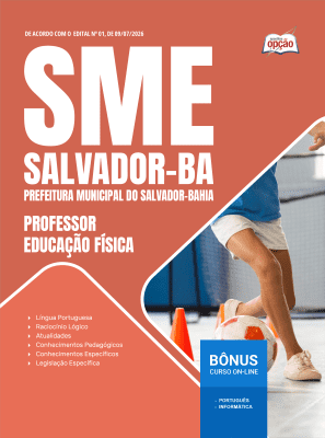 Apostila SME Salvador-BA 2026 em PDF - Professor - Educação Física