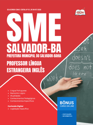 Apostila SME Salvador-BA 2026 - Professor Língua Estrangeira Inglês