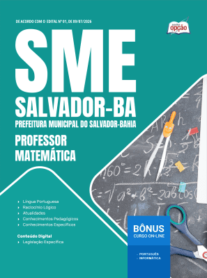 Apostila SME Salvador-BA 2026 - Professor - Matemática