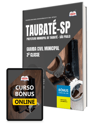 Apostila Prefeitura de Taubaté-SP 2026 - Guarda Civil Municipal 3ª Classe