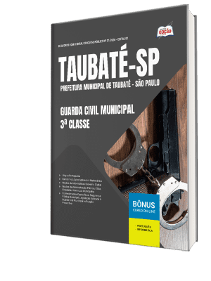 Apostila Prefeitura de Taubaté-SP 2026 - Guarda Civil Municipal 3ª Classe