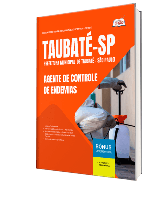 Apostila Prefeitura de Taubaté-SP 2026 - Agente Controle de Endemias