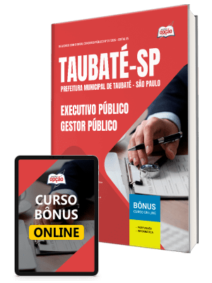 Apostila Prefeitura de Taubaté-SP 2026 - Executivo Público Gestor Público