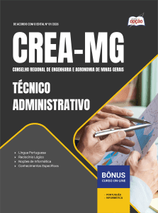 Apostila CREA-MG 2026 - Técnico Administrativo