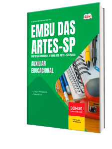 Apostila Prefeitura de Embu das Artes-SP 2026 - Auxiliar Educacional