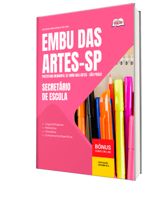 Apostila Prefeitura de Embu das Artes-SP 2026 - Secretário de Escola