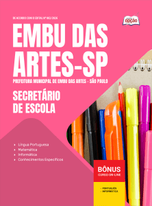 Apostila Prefeitura de Embu das Artes-SP 2026 - Secretário de Escola