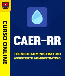Capa Curso CAER- RR 2026 - Técnico Administrativo - Assistente Administrativo