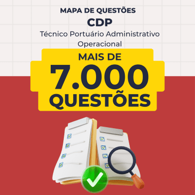 Mapa de Questões Online - CDP - Técnico Portuário Administrativo - Operacional - 7 Mil Questões