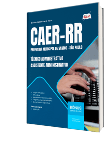 Apostila CAER-RR 2026 - Técnico Administrativo - TEA - Assistente Administrativo