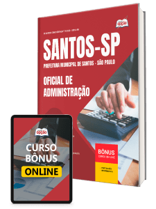 Apostila Prefeitura de Santos - SP 2026 - Oficial de Administração