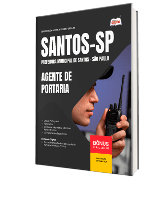 Apostila Prefeitura de Santos - SP 2026 - Agente de Portaria