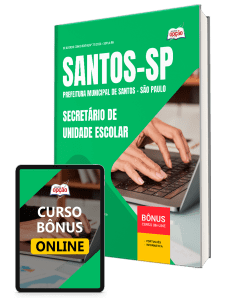 Apostila Prefeitura de Santos - SP 2026 - Secretário de Unidade Escolar