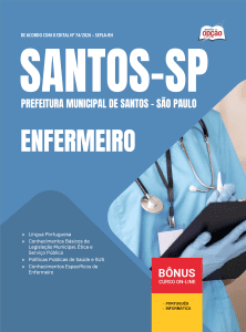 Apostila Prefeitura de Santos - SP 2026 - Enfermeiro