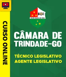 Capa Curso Câmara de Trindade - GO 2026 - Técnico Legislativo - Agente Legislativo