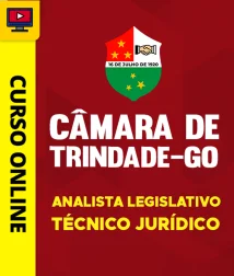 Capa Curso Câmara de Trindade - GO 2026 - Analista Legislativo - Técnico Jurídico