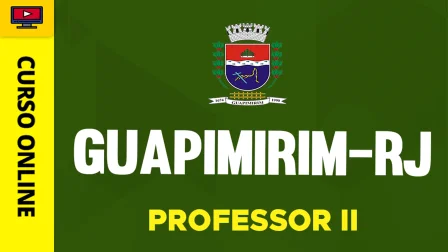Capa Curso Prefeitura de Guapimirim - RJ 2026 - Professor II