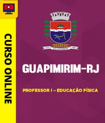 Capa Curso Prefeitura de Guapimirim - RJ 2026 - Professor I – Educação Física