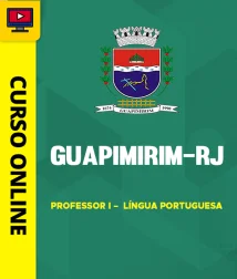 Capa Curso Prefeitura de Guapimirim - RJ 2026 - Professor I – Língua Portuguesa