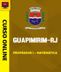 Capa Curso Prefeitura de Guapimirim - RJ 2026 - Professor I – Matemática