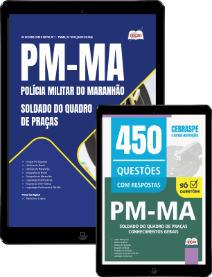 Combo PM-MA 2026 - Soldado do Quadro de Praças