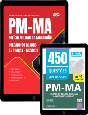 Combo PM-MA 2026 - Soldado do Quadro de Praças - Músicos