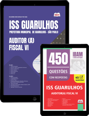 Combo ISS Guarulhos - SP 2026 - Auditor(a) Fiscal VI