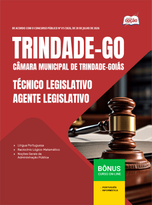 Apostila Câmara de Trindade-GO 2026 - Técnico Legislativo - Agente Legislativo