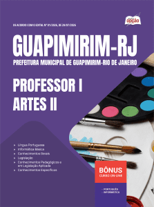Apostila Prefeitura de Guapimirim-RJ 2026 - Professor I - Artes