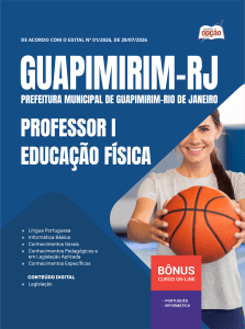 Apostila Prefeitura de Guapimirim-RJ 2026 - Professor I - Educação Física