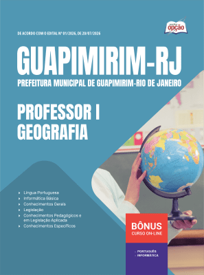 Apostila Prefeitura de Guapimirim-RJ 2026 - Professor I - Geografia
