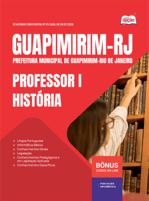Apostila Prefeitura de Guapimirim-RJ 2026 - Professor I - História
