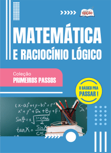 Apostila Matemática e Raciocínio Lógico - Primeiros Passos