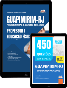 Combo Prefeitura de Guapimirim-RJ 2026 - Professor I - Educação Física