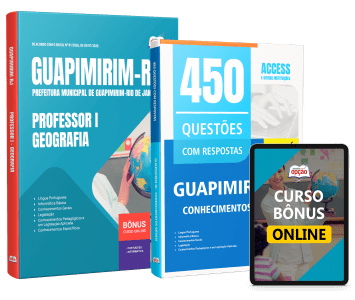 Combo Prefeitura de Guapimirim-RJ 2026 - Professor I - Geografia