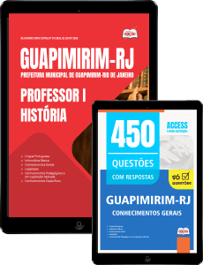 Combo Prefeitura de Guapimirim-RJ 2026 - Professor I - História