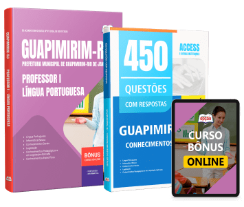 Combo Prefeitura de Guapimirim-RJ 2026 - Professor I - Língua Portuguesa