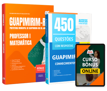 Combo Prefeitura de Guapimirim-RJ 2026 - Professor I - Matemática