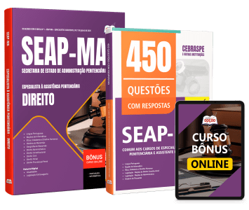 Combo SEAP-MA 2026 - Especialista à Assistência Penitenciária - Especialidade: Direito
