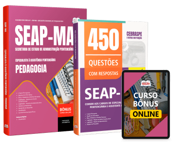 Combo SEAP-MA 2026 - Especialista à Assistência Penitenciária - Especialidade: Pedagogia
