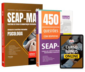Combo SEAP-MA 2026 - Especialista à Assistência Penitenciária - Especialidade: Psicologia