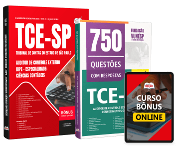 Combo TCE-SP 2026 - Auditor de Controle Externo - DIPE - Ciências Contábeis