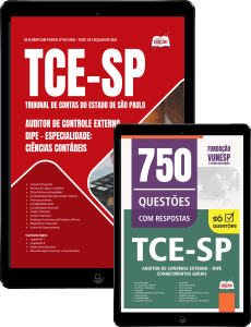 Combo TCE-SP 2026 - Auditor de Controle Externo - DIPE - Ciências Contábeis
