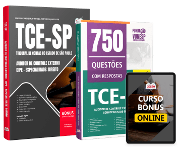 Combo TCE-SP 2026 - Auditor de Controle Externo - DIPE - Direito