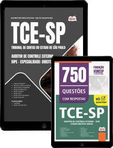 Combo TCE-SP 2026 - Auditor de Controle Externo - DIPE - Direito