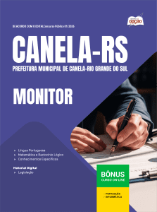 Apostila Prefeitura de Canela-RS 2026 - Monitor